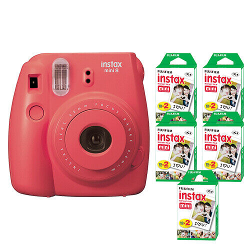 Fuji Mini 8 Fujifilm Instant Film Camera All Colors + 100 Sheets Film | eBay