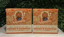 2 pack! Dr. Squatch Drunk’n Pumpkin Limited Edition Soap - New (5oz.)
