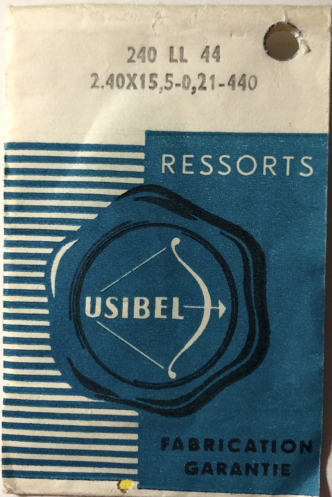 1X Mainspring 2.40x0.21mm Ø15.5 Watch Spring 440 240 LL 44