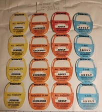 WILDCAT MT SKI AREA.(PRE 1980) VTG UNUSED LIFT TICKETS (4 DIFF/ 4 OF EACH 
