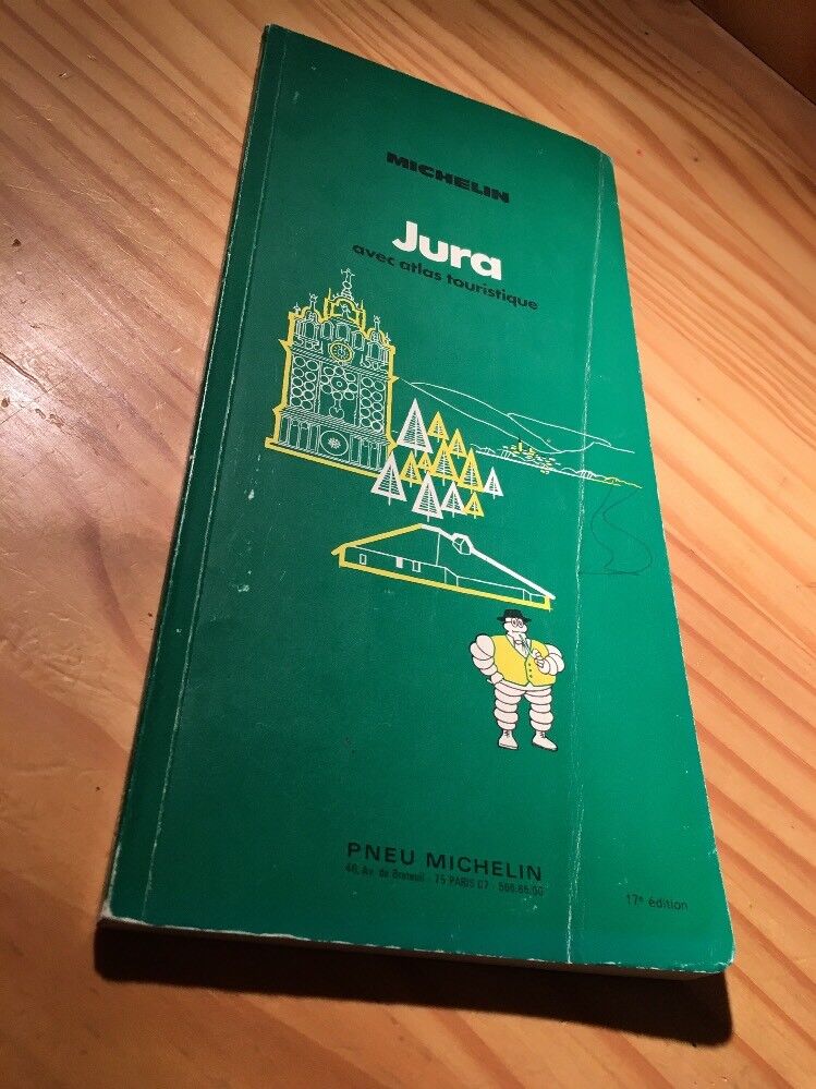 Przewodnik Grün Michelin jura 17 wydanie, 1971