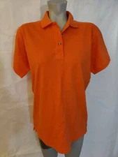 Mafoose Orange Polo Shirt Size Ladies M