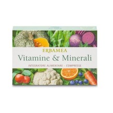 Erbamea Vitamine e Minerali Integratore Alimentare, 24 Compresse