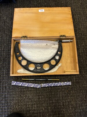 Vintage Moore & Wright Nr. 974 9'' - 10'' Außenmessschraube 10 Zoll