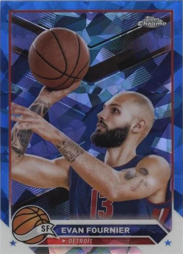 2023-24 Topps Chrome Sapphire Edition - Evan Fournier #106