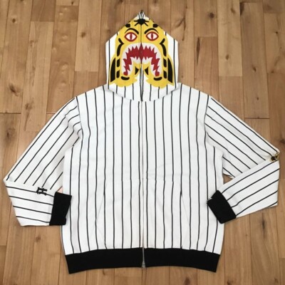 BAPE JAPAN limited Hanshin Tigers Tiger full zip hoodie A Bathing