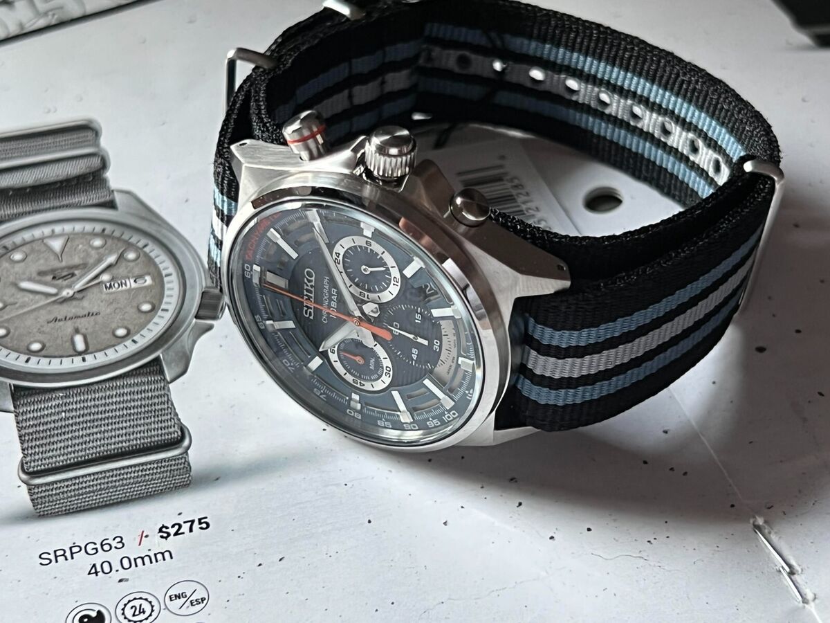 SEIKO RECRAFT SSB409 Mens Chronograph Gray Tachometer JAPAN SEIKO RECRAFT SSB409 Mens Chronograph Gray Tachometer JAPAN