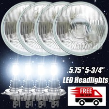 For Ford Galaxie 500 1962-1974 4pcs 5.75 5-34 Round Led Headlights Hilow