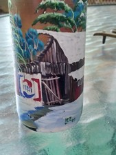 Hand Painted Pepsi Long Neck Bottle