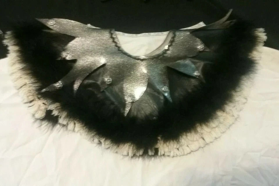 Fantasia de faraó adulto egípcio vestido fantasia de Halloween tamanho G/XL teatral. - Imagem 3 de 4