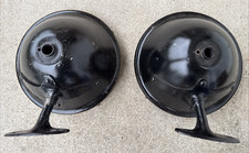 Pair Of 1926 Model T Ford Headlight Bucket And Ring Ford Script Oem