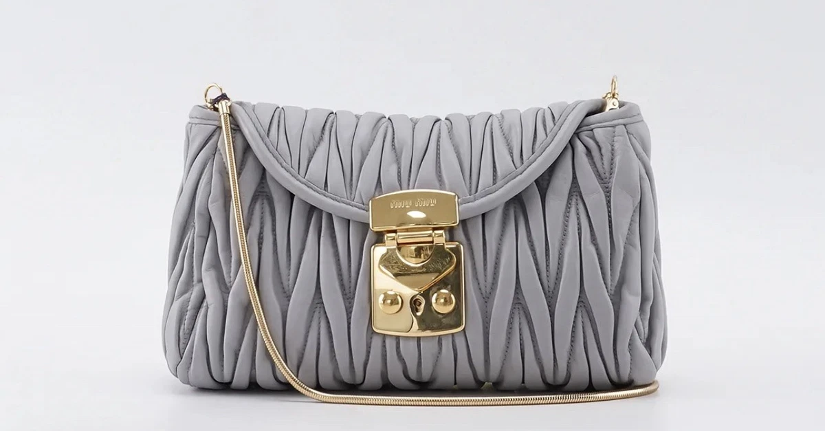 Miu Miu Leather Clutch Bags for Women for sale | eBay