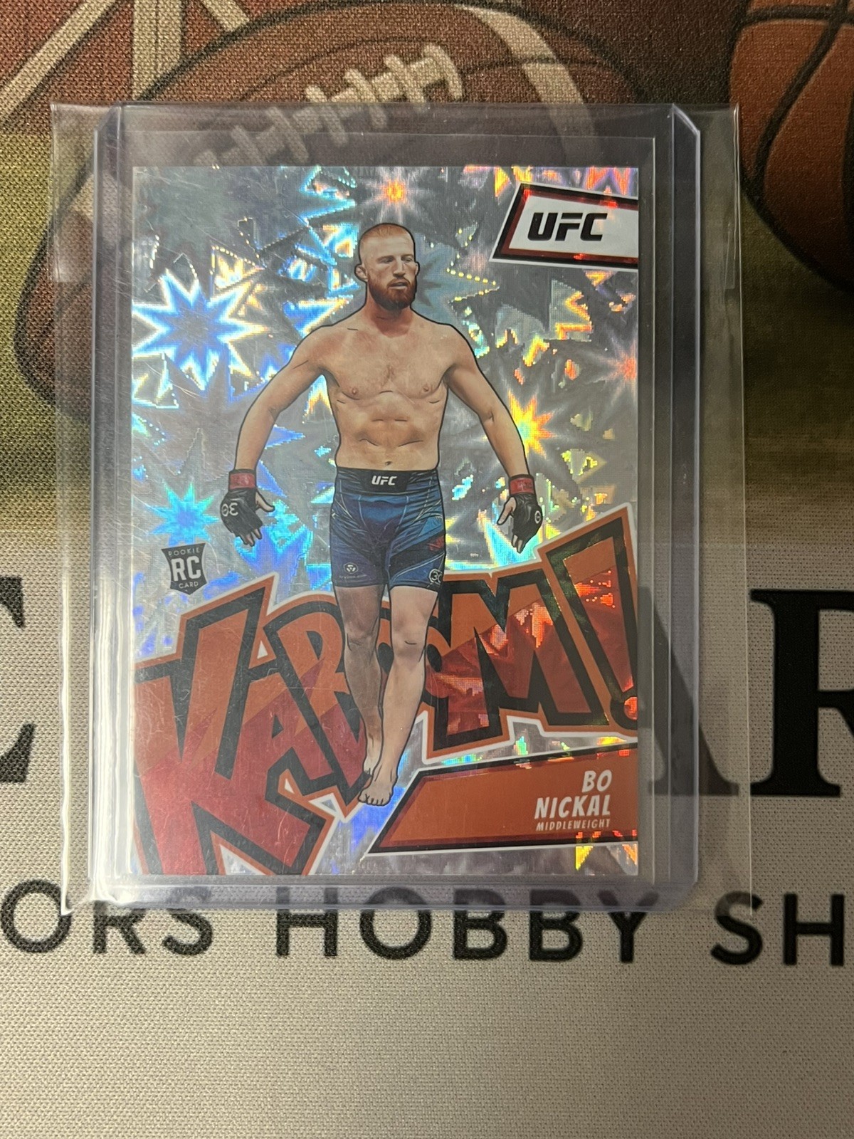 2023 Panini Chronicles UFC Kaboom Rc Rookie Bo Nickal SSP CASE HIT