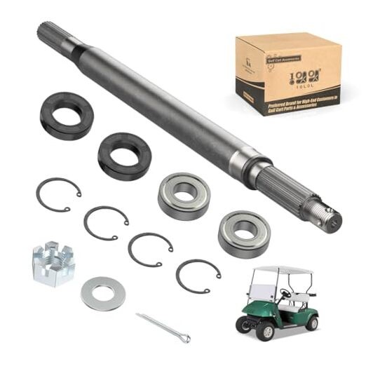 ozcogwheel① EZGO TXT Rear Wheel Axle Shaft Passenger Side Replaces OEM