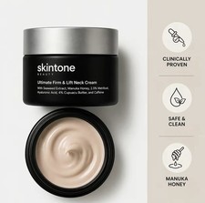 SKINTONE BEAUTY™ Firm & Lift Neck Cream Anti Aging Hydrating Tech Neck Care