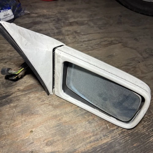 92-95 Mercedes S500 Right Passenger Door Mirror Power Fold White 1408107816