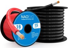 16 AWG Marine Wire, Tinned Copper PVC, Waterproof Electrical Cable for Boat, RV