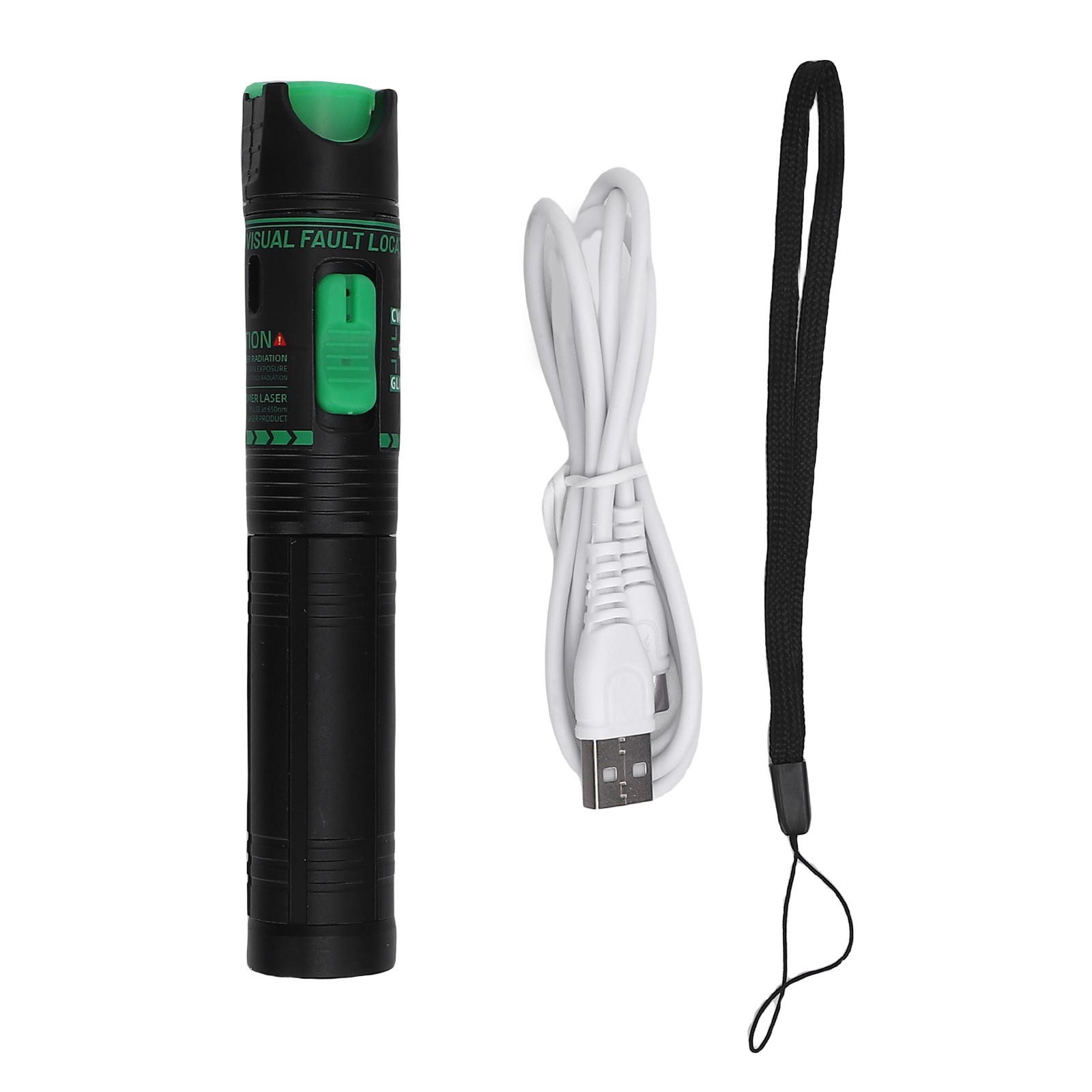 Rechargeable Visual Fault Locator Green Light VFL for Fiber Optic Testing