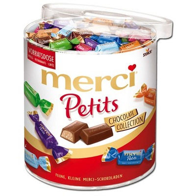 (16,25 /1kg) Storck Merci Petits Chocolate Collection 1kg Dose