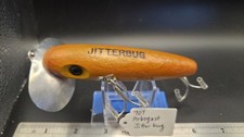 707 Vintage Arbogast Cedar Musky Jitterbug 4.5 INCHES LONG