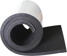Closed Cell Neoprene Foam Rubber Sheet with Adhesive - 60 X 8 X 1/2 Inch Mult...