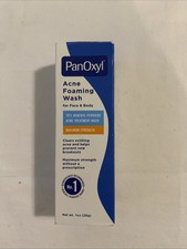 NEW 1 full ounce 1 oz. PanOxyl Acne Foaming Wash for face body, travel size