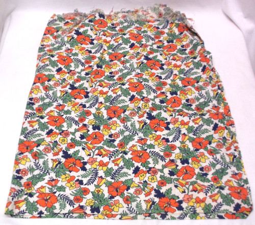 Feed Bag Material 36 x 41 Multicolor Flowers Feed Sack Material