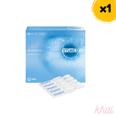 Vismed Eye Drops 20x0.3ml No Preservative Relief Dry Eye Ocular Surface Damage