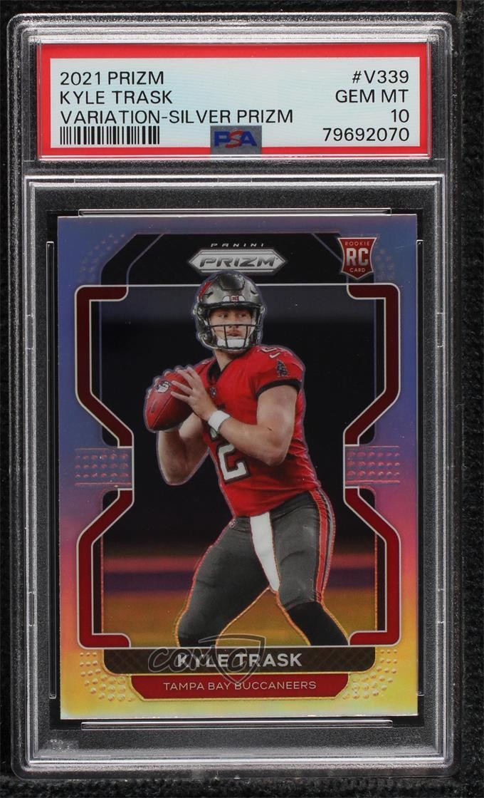 2021 Panini Prizm Rookie Variation Silver Kyle Trask #V-339 PSA 10 GEM MT 14do