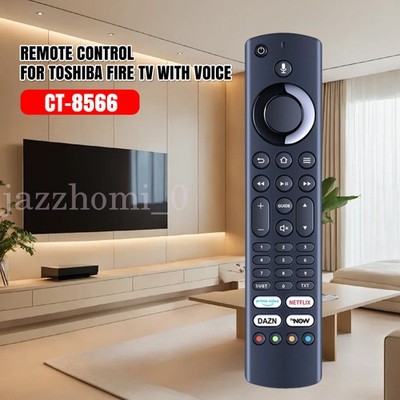 Fernbedienung für Toshiba Fire TV CT-8566 CT-8570 CT-8565 55CF630 mit Stimme