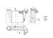 HART Ladeluftkühler LLK für Skoda Fabia I Combi 1.9 TDi VW Polo Ibiza III
