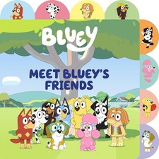 Meet Blueys Friends: A Tabbed Board Book - Board book By Rusu, Meredith - 🆕