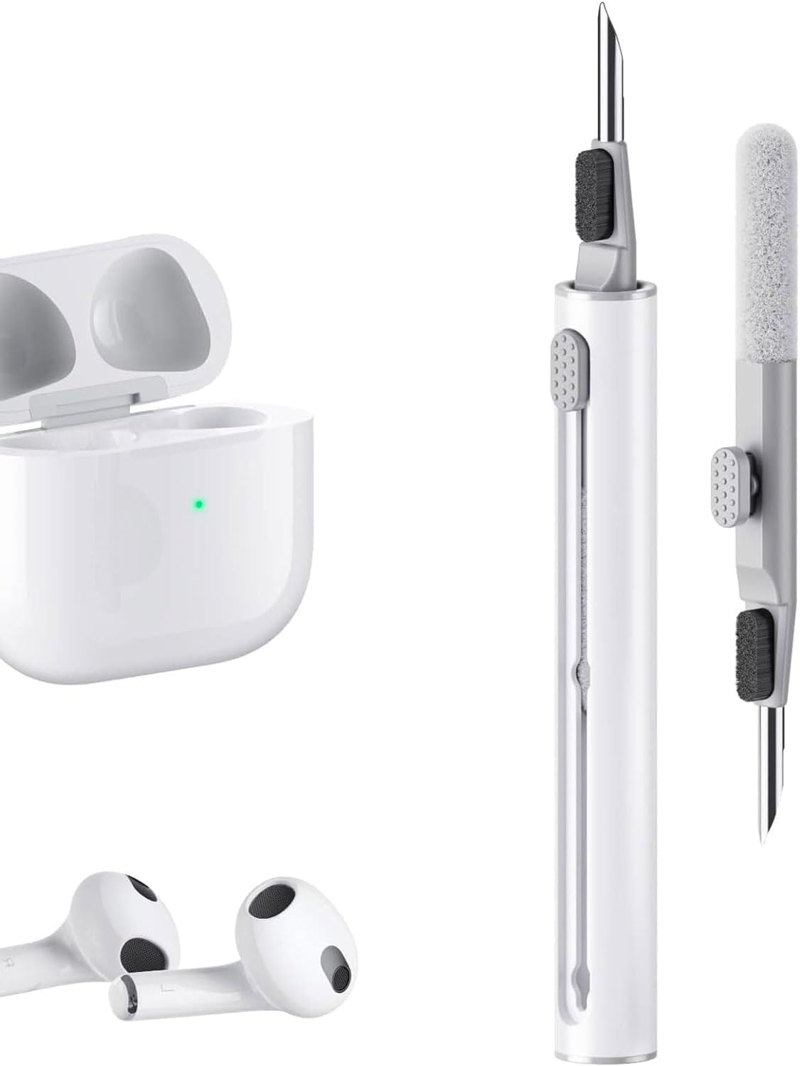 AirPods Cleaning Kit - 3-in-1 Earphone Cleaner Compatible AirPod/AirPod...-image