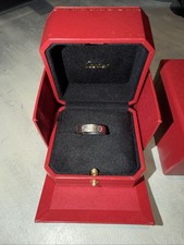 Cartier Love Ring 18ct White Gold Size 64