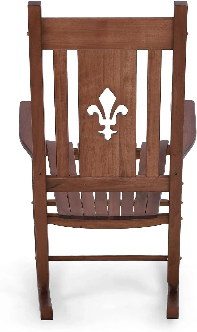 Outdoor Rocking Chair Patio Rocking Chair Wooden Rocker Leisure Rocking Chair