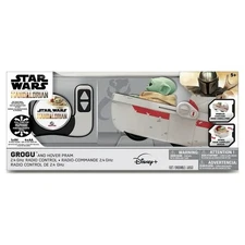 Star Wars The Mandalorian Grogu and Hover Pram 2.4 ghz Radio Control Yoda NewMat