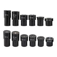 1PCS Biological Microscope Wide-angle Eyepiece 23.2mm 5X-25X Aperture Eyepiece