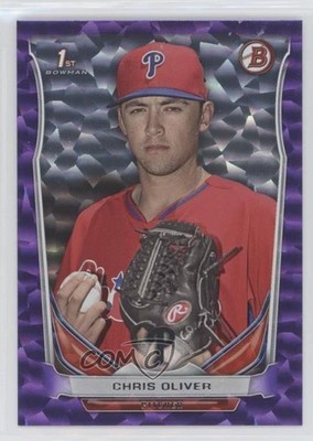 2014 Bowman Draft Purple Ice 13/99 Chris Oliver #DP106 0f6