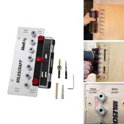 Milescraft 1343 Shelf Jig Create In. And 5Mm Shelf Pin Holes For Cabinets.