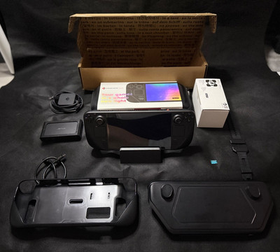 Steam Deck OLED 512GB + 512GB Samsung SD + JSAUX USB Hub und Case + OVP
