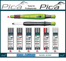 PICA Zimmermannsbleistift BIG-Dry / Minenset Holz Stein Beton Universal Graphit