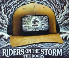 The Doors Riders On The Storm Hat,Removeable Metal Patch,Decky,Snapback