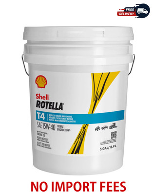 Shell ROTELLA T4 Triple Protection Diesel Conventional Engine Oil 15W-40