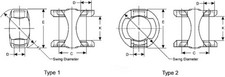 Double Cardan Cv H Yoke-fsgr Dana Spicer 3-26-757