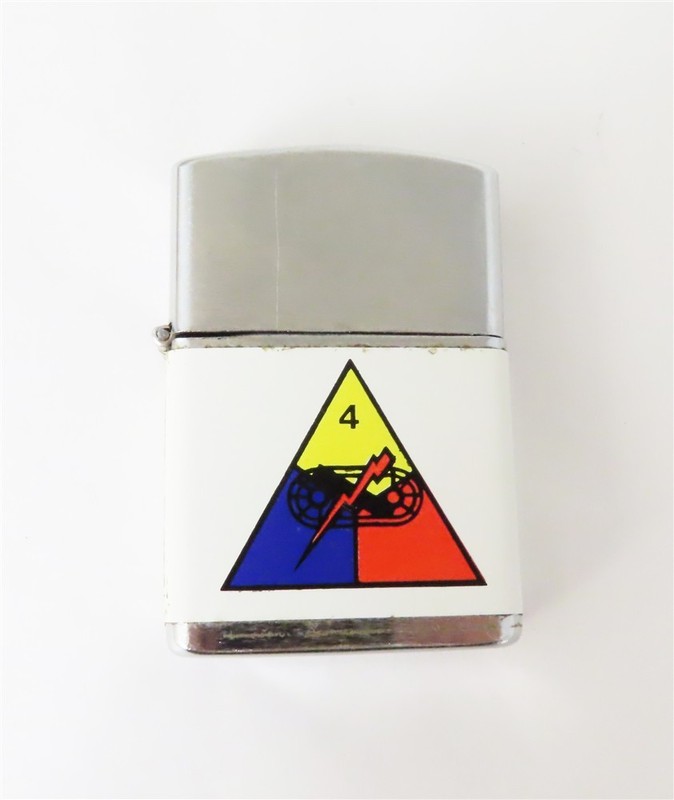 c1950 4th Armored Division Military Pinder NCO EM Clubs Germany Lighter