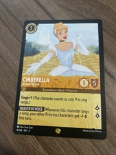 Lorcana Disney Cinderella Melody Weaver Card 4/204 Ursulas Return NM