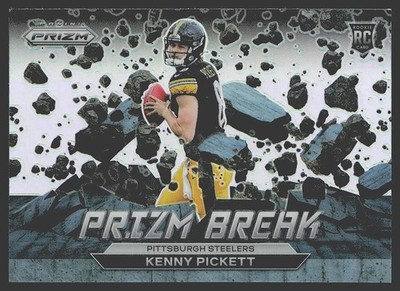 2022 Panini Prizm #PB-5 Kenny Pickett Prizm Break Prizm Silver RC