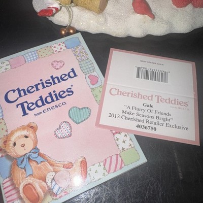 SIGNED Cherished Teddies GALE 4036750 2013 Cherished Exclusive NIB