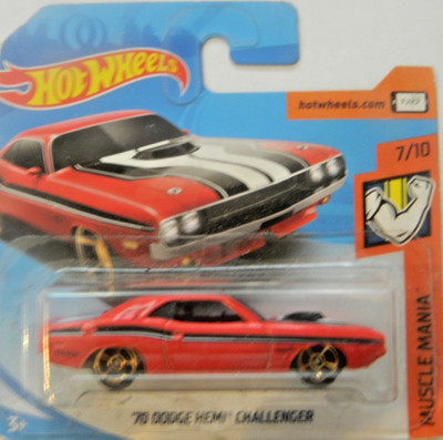2018 Hot Wheels ´70 Dodge HEMI Challenger, OVP!
