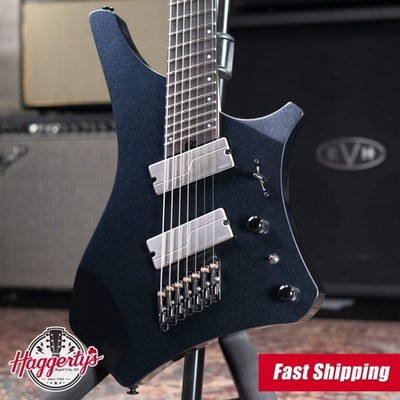 Ibanez Alpha A527 Multi-scale 7-string Electric Guitar - Iron Pewter with Gig Ba